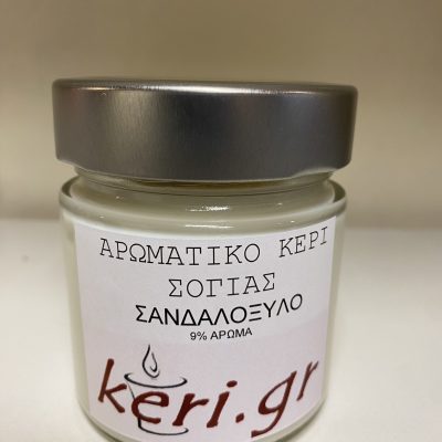 Βαζάκι με αρωματικό κερί σόγιας
